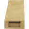 Ekena Millwork 5-inch W x 8-inch D x 8-inch H Copenhagen Rough Cedar Woodgrain TimberThane Knee Brace, Primed BRCUR05X08X08CHGRCPR - alternate 4